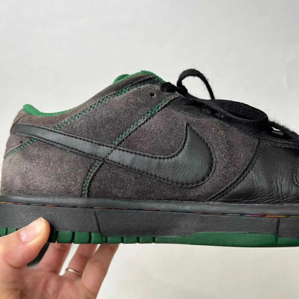 Nike 2007 Low Dunk Rasta Black-Pine green, Size 9